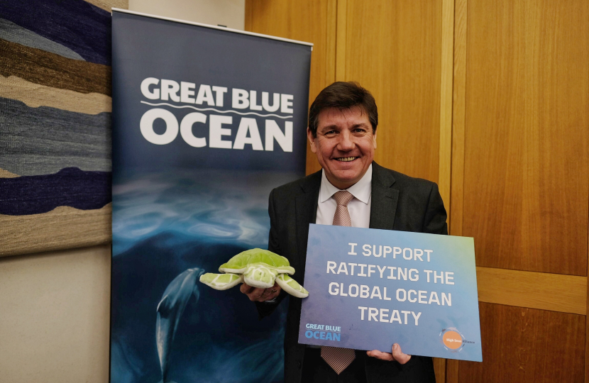 Support for Global Ocean Treaty.